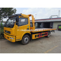 Trượt nền tảng Wrecker Flatbed Tow Truck